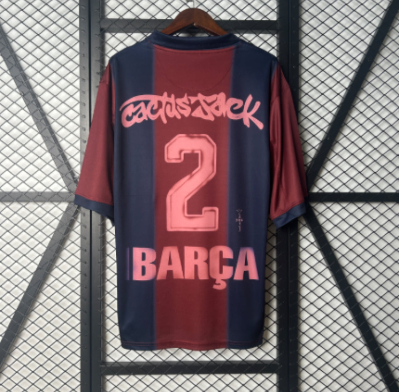 NIKE BARCELONA 2025 CACTUS JACK JERSEY COLLAB FAN VERSION