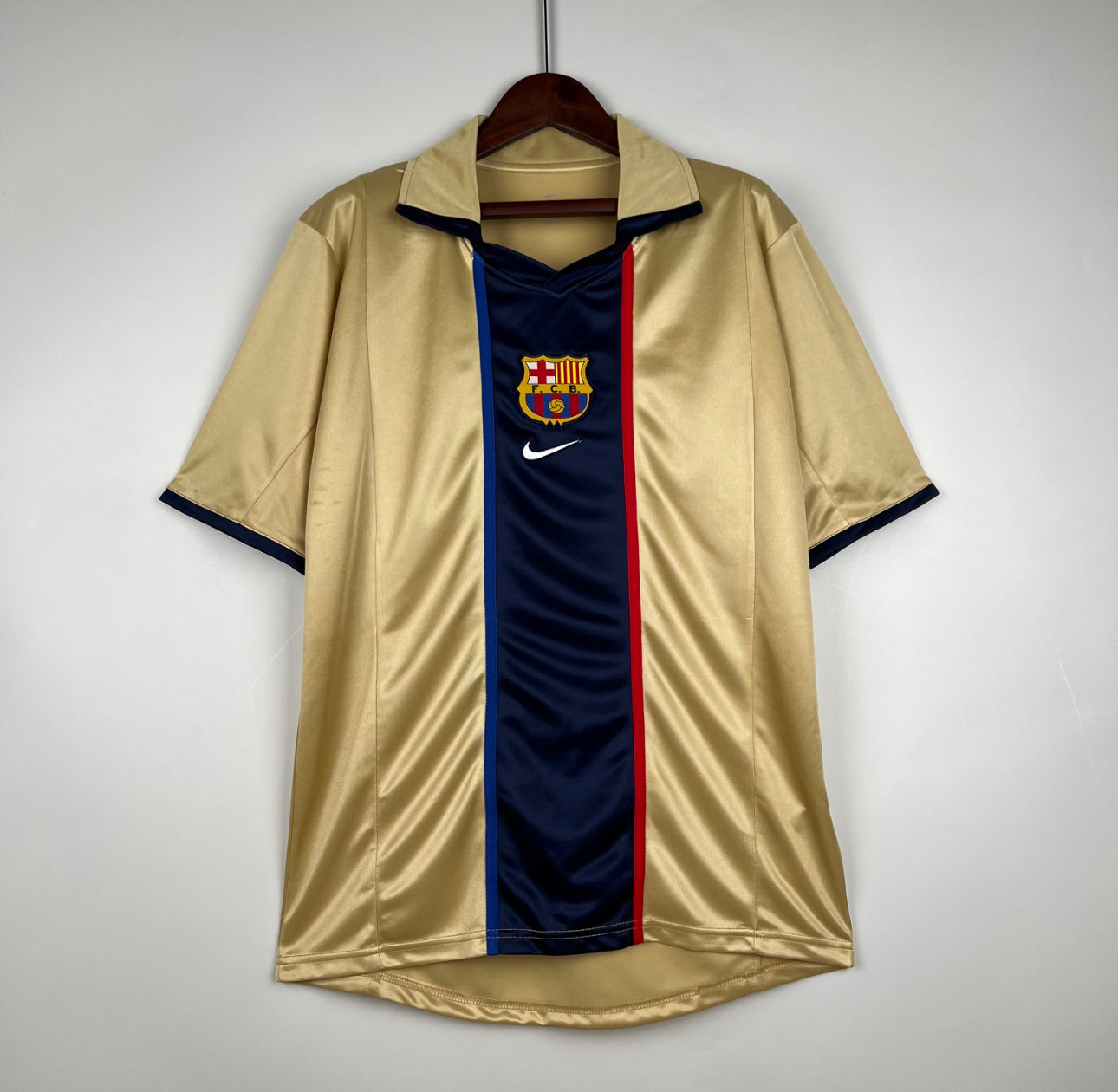 RETRO BARCELONA 2002 AWAY JERSEY FAN VERSION