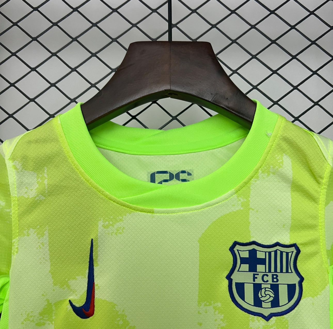 KIDS BARCELONA 2024-25 THIRD AWAY JERSEY KIT FAN VERSION