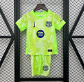 KIDS BARCELONA 2024-25 THIRD AWAY JERSEY KIT FAN VERSION