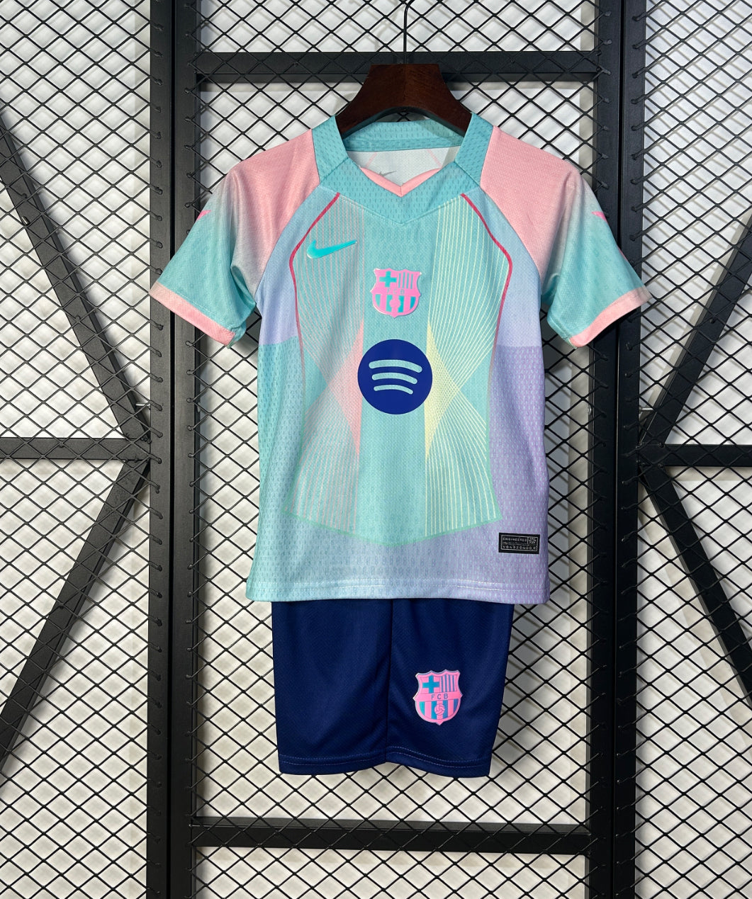 KIDS BARCELONA PINK SPECIAL EDITION JERSEY FAN VERSION