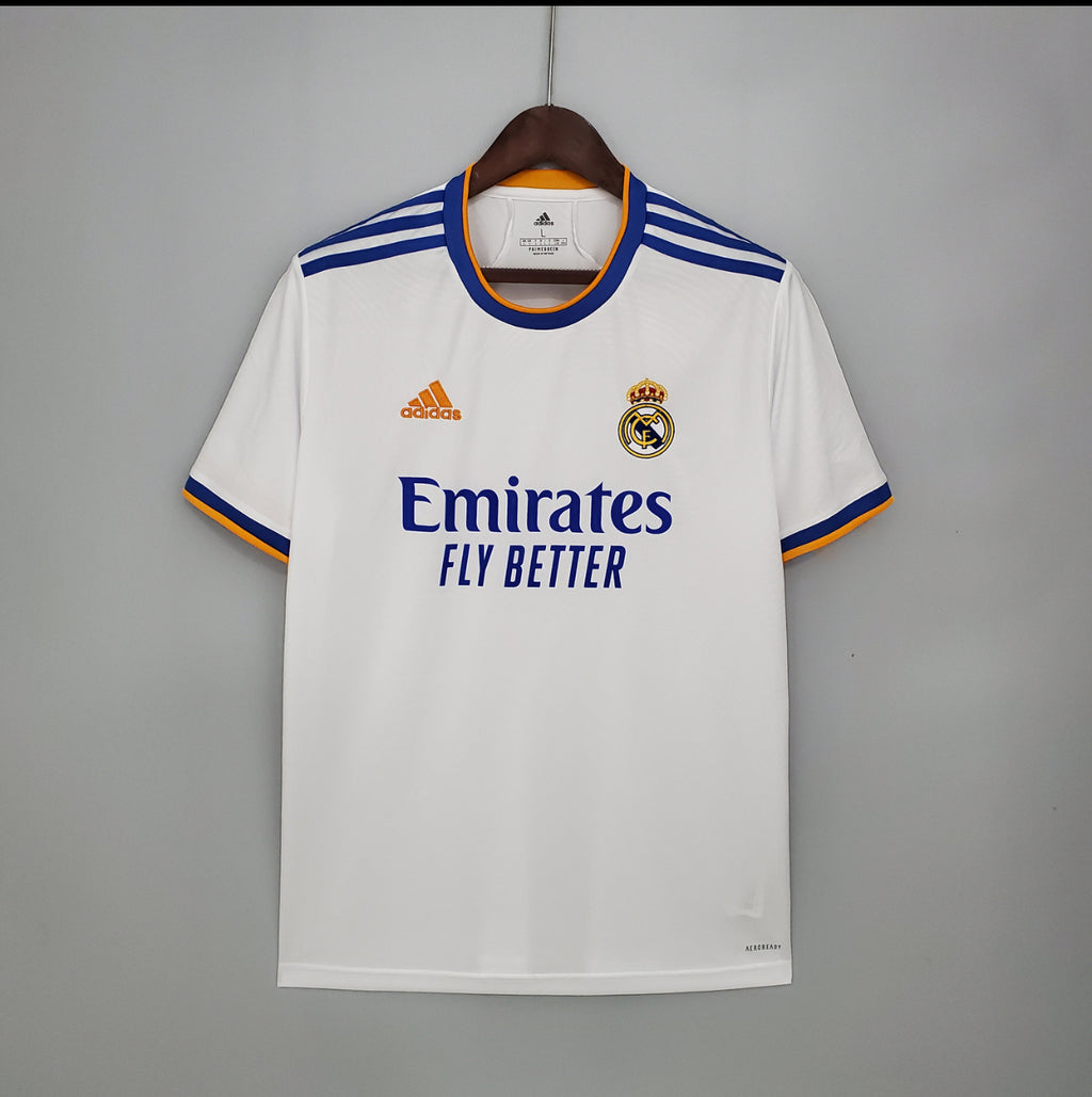 RETRO REAL MADRID 2021-2022 HOME JERSEY FAN VERSION