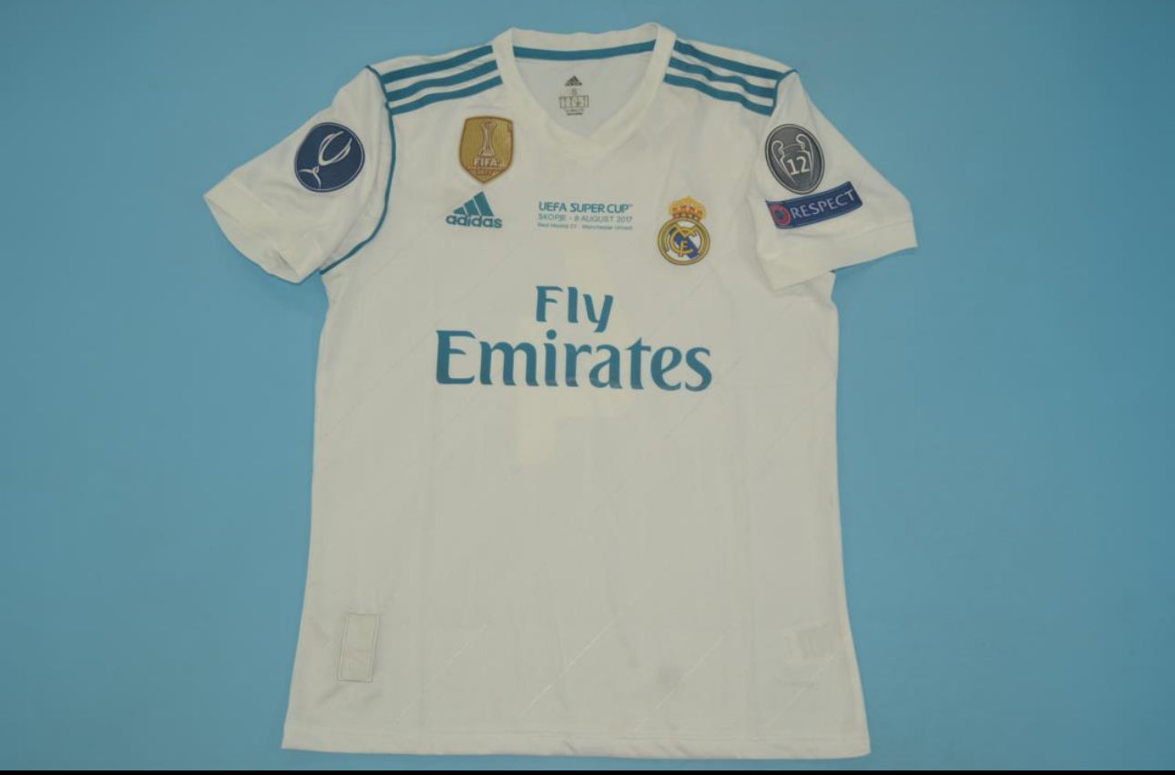 RETRO REAL MADRID 2017-18 HOME JERSEY