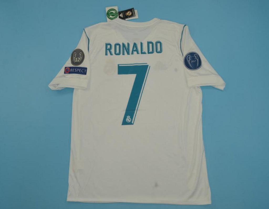 RETRO REAL MADRID 2017-18 HOME JERSEY