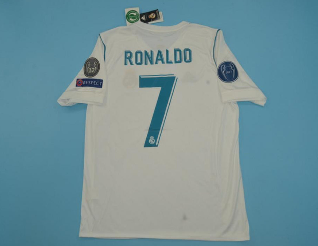 RETRO REAL MADRID 2017-18 HOME JERSEY