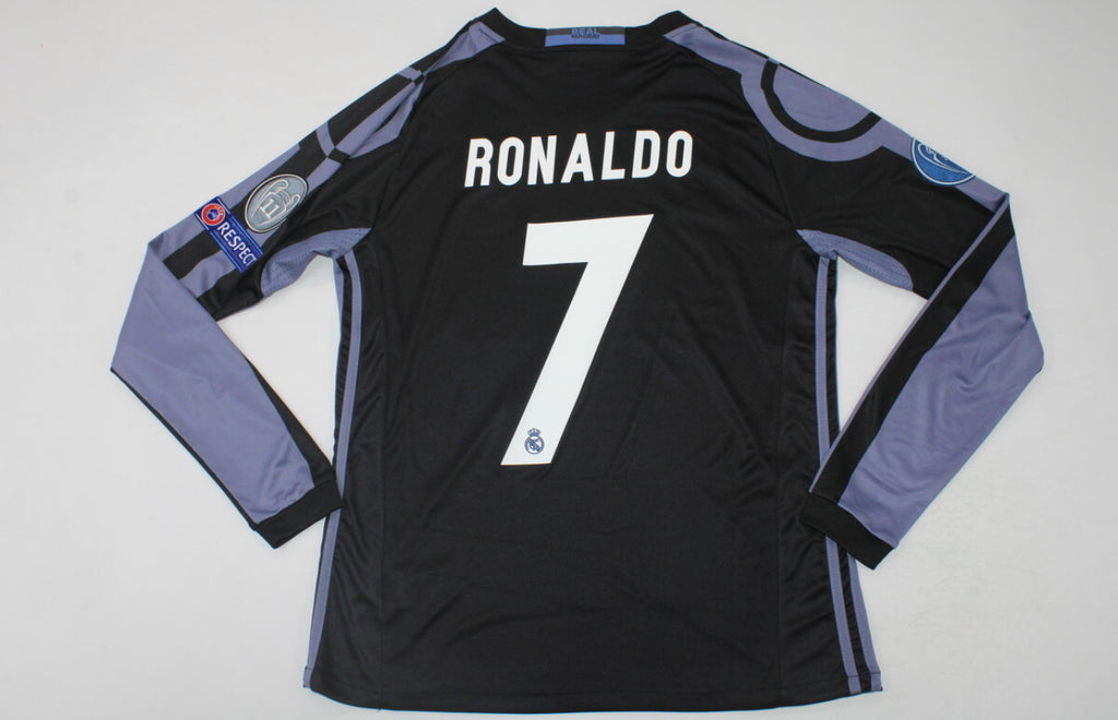 RETRO REAL MADRID 2016-17 THIRD AWAY JERSEY LONG SLEEVE