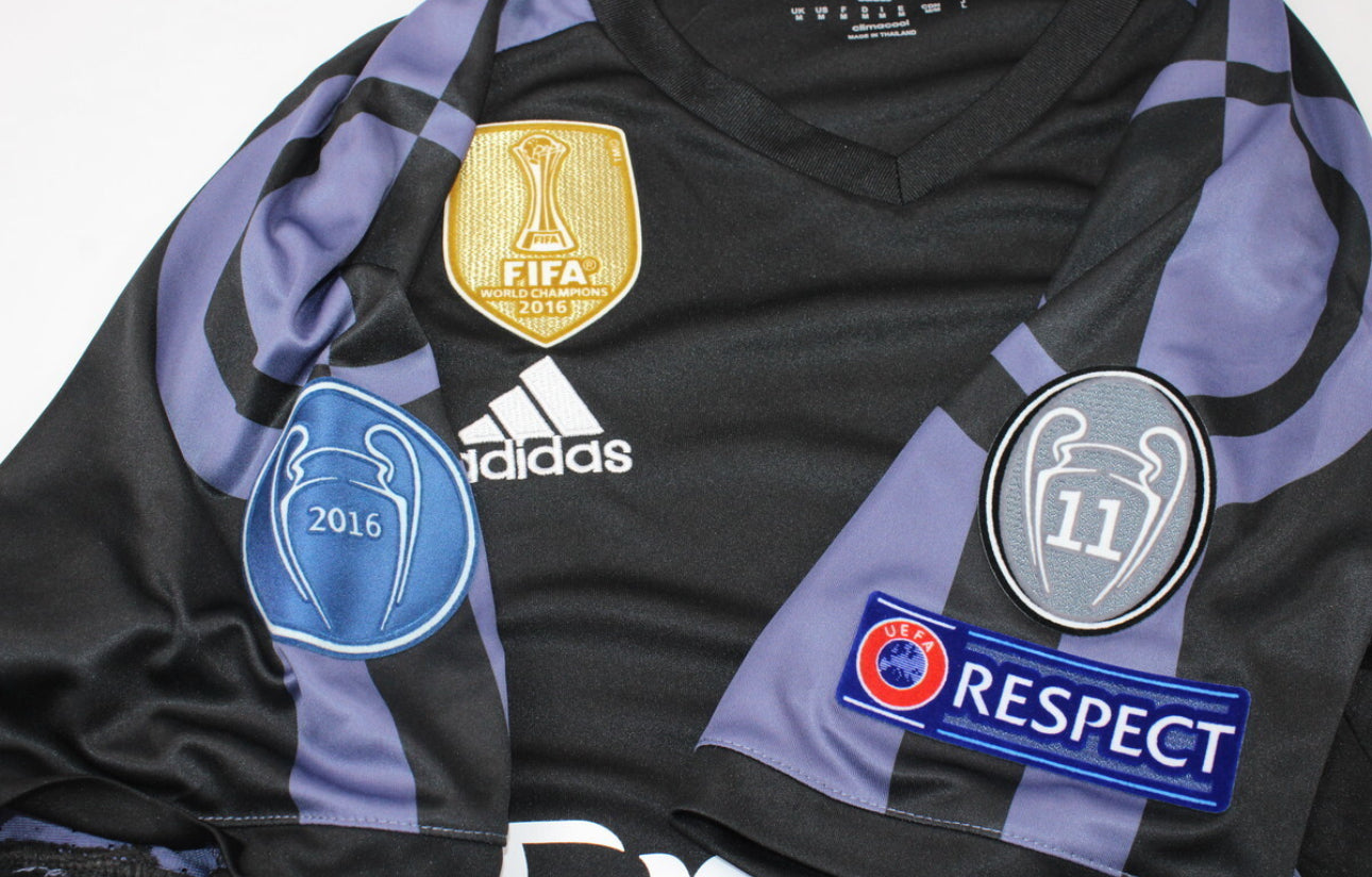 RETRO REAL MADRID 2016-17 THIRD AWAY JERSEY FAN VERSION