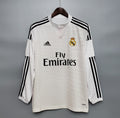 RETRO REAL MADRID 2014-15 HOME JERSEY LONG SLEEVE FAN VERSION