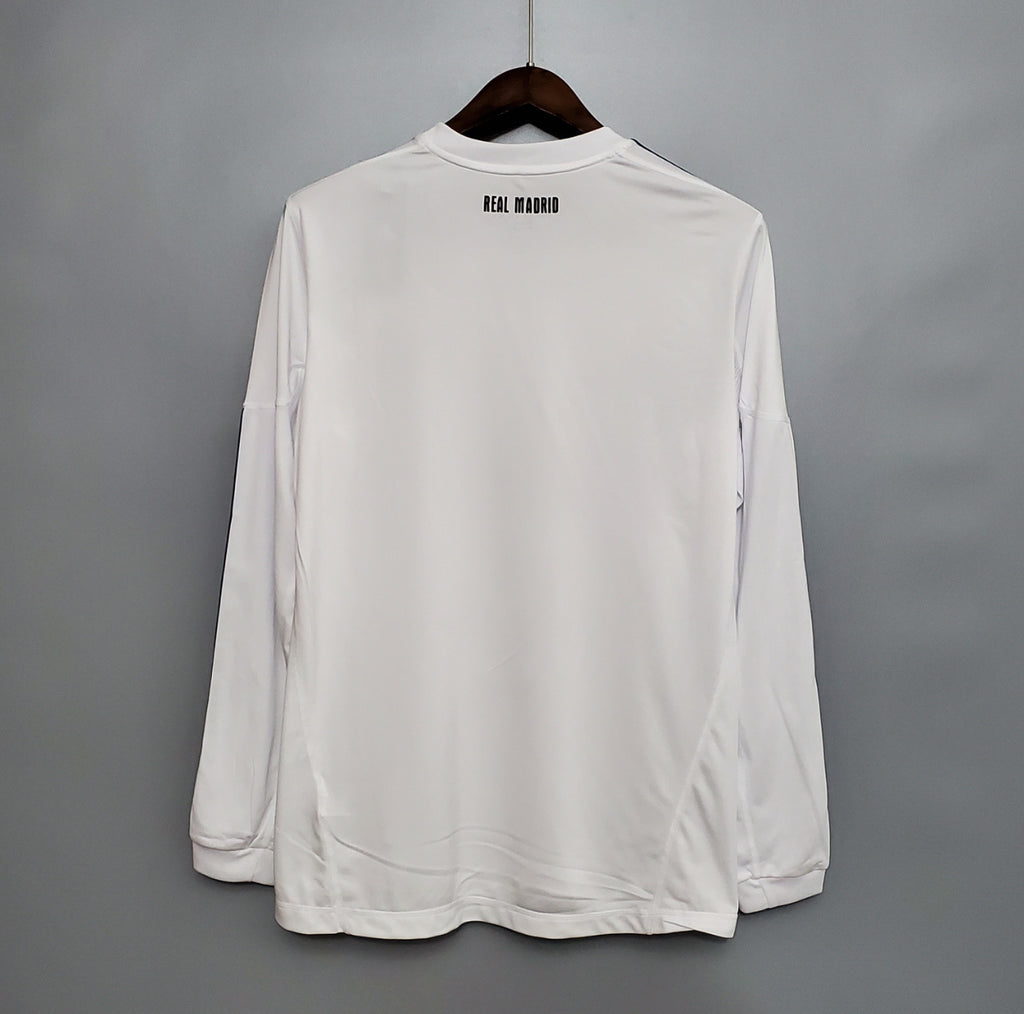 RETRO REAL MADRID 2010-11 LONG SLEEVE HOME JERSEY FAN VERSION