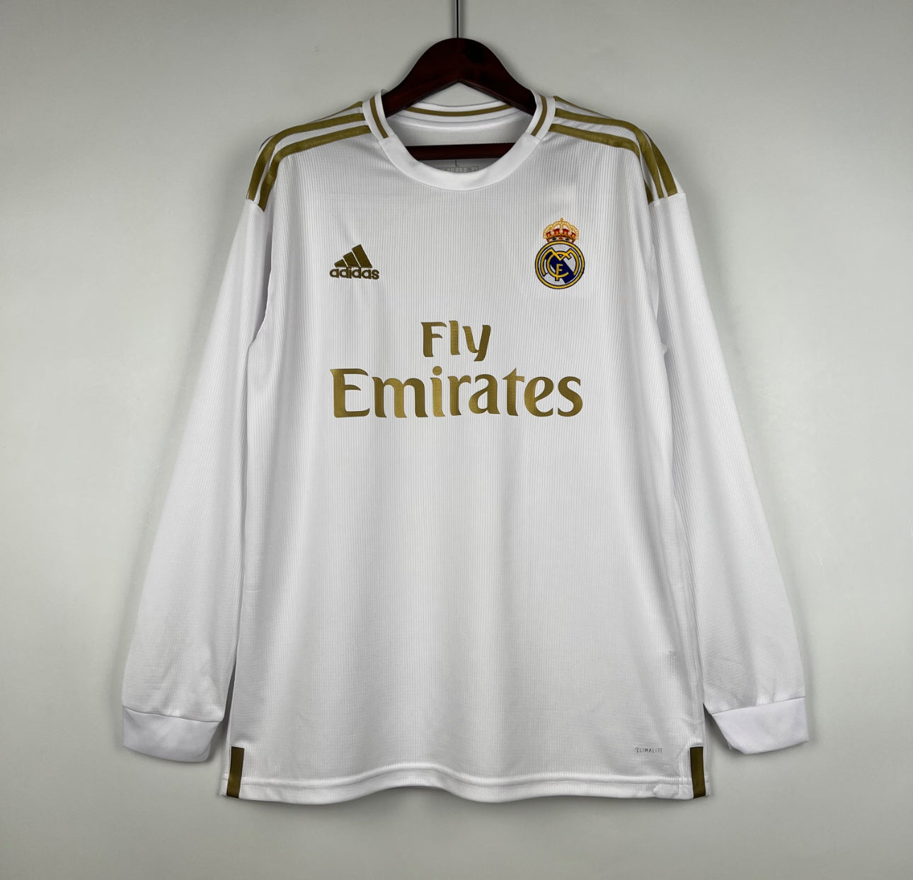 REAL MADRID 2019-20 HOME JERSEY SHORT SLEEVE AND LONG SLEEVE FAN VERSION