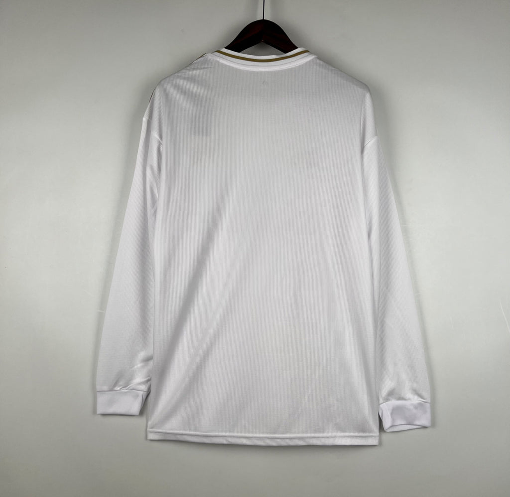 REAL MADRID 2019-20 HOME JERSEY SHORT SLEEVE AND LONG SLEEVE FAN VERSION