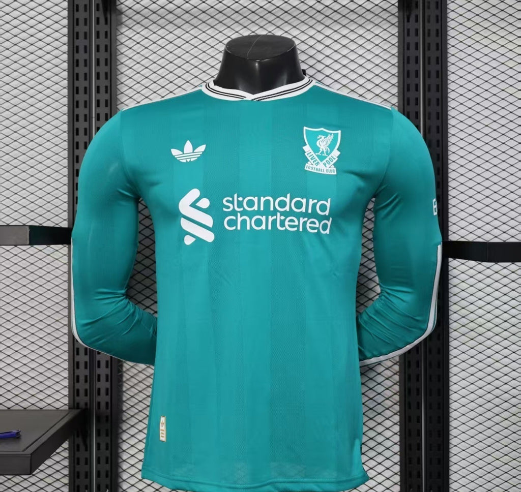 LIVERPOOL 2025-26 THIRD AWAY JERSEY LONG SLEEVE PLAYER VERSION