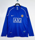 RETRO MANCHESTER UNITED 2007-08 AWAY JERSEY LONG SLEEVE FAN VERSION