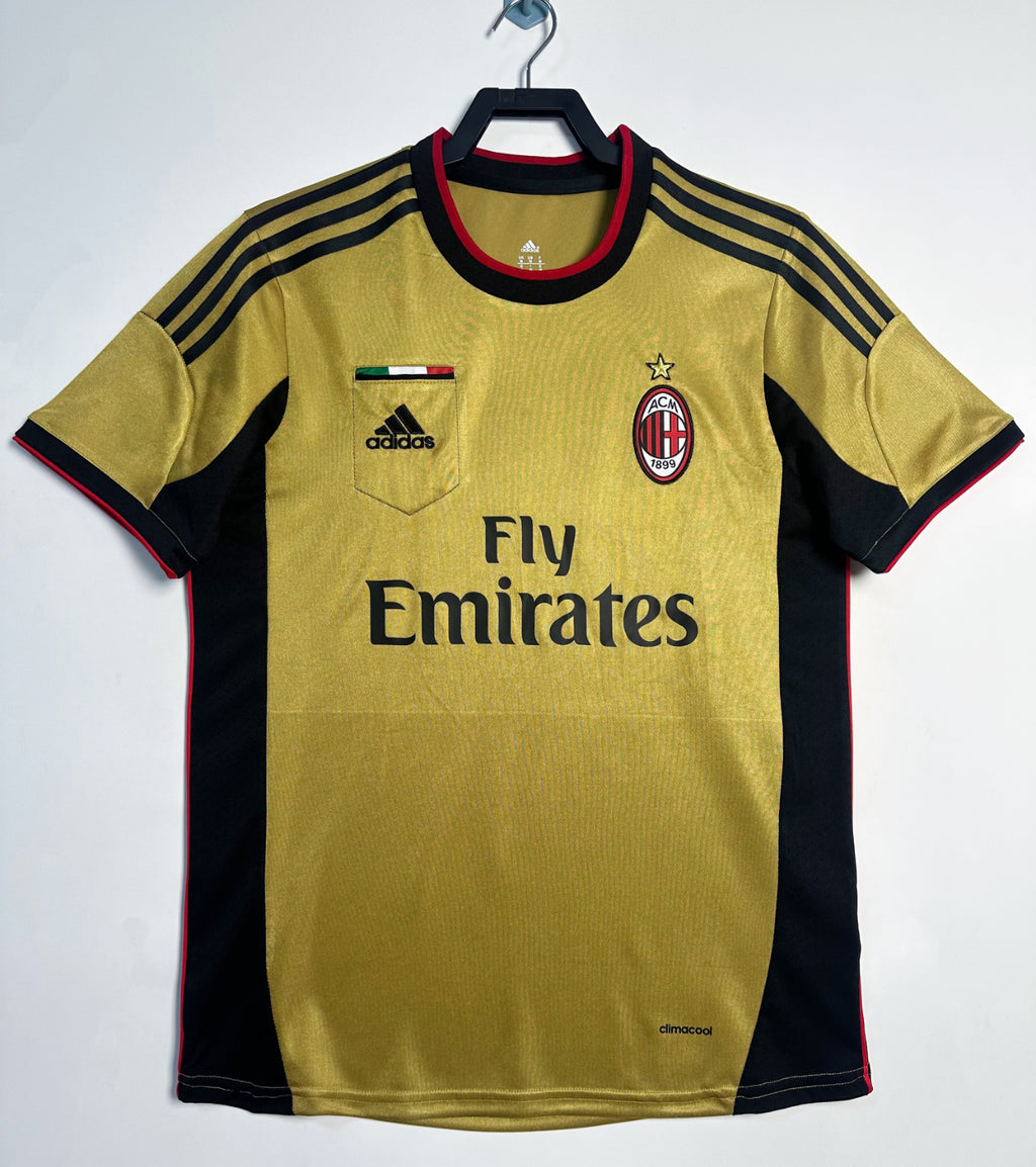 RETRO 2013-14 AC MILAN JERSEY FAN VERSION