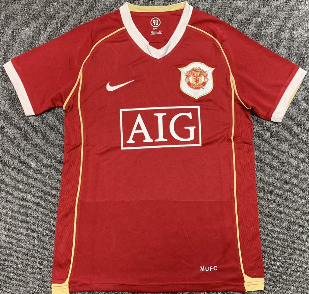 RETRO MANCHESTER UNITED 2006-07 HOME JERSEY FAN VERSION