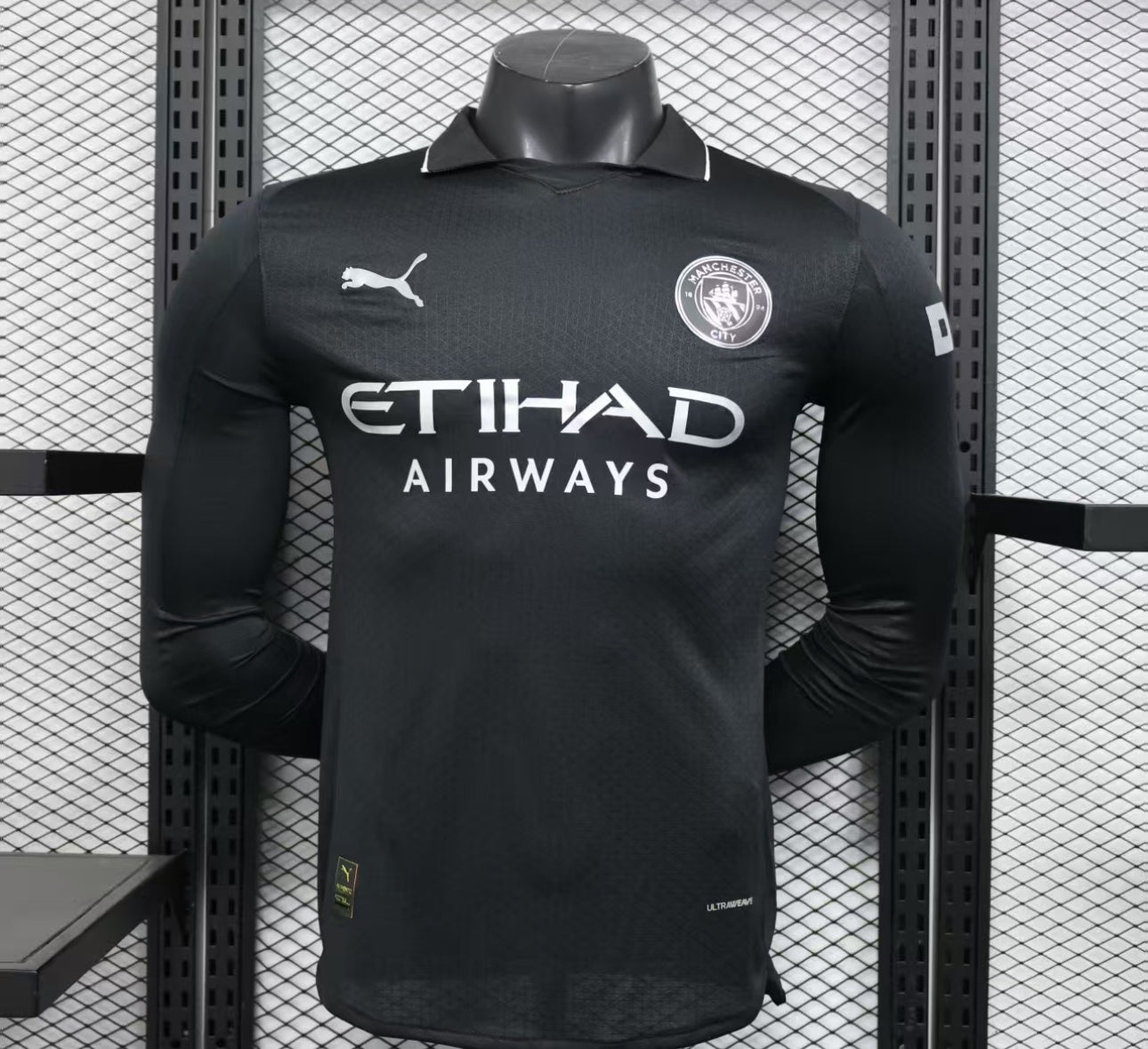 MANCHESTER CITY 2025-26 AWAY JERSEY PLAYER VERSION
