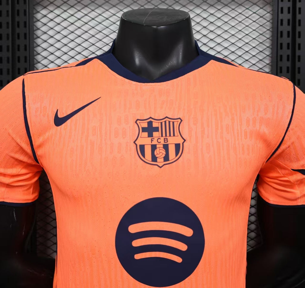 BARCELONA 2025-26 AWAY JERSEY PLAYER VERSION