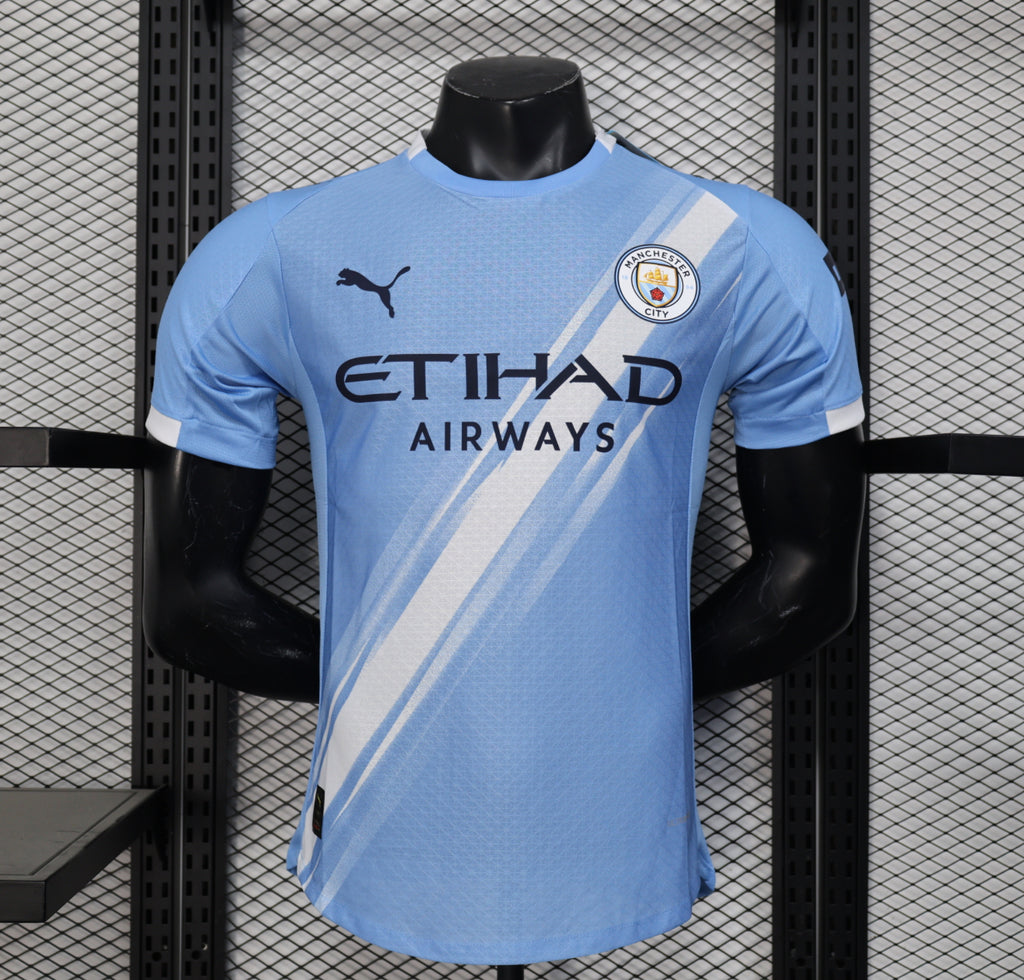 MANCHESTER CITY 2025-26 HOME JERSEY PLAYER VERSION
