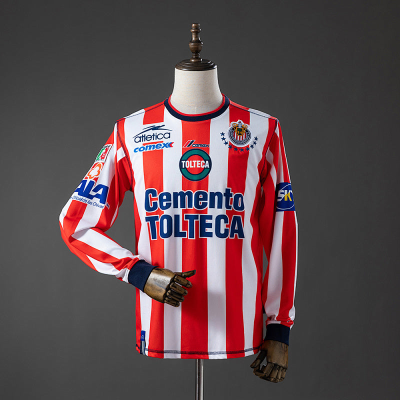 Guadalajara 2002/03 Home Long-sleeved Retro Jersey Fan Version