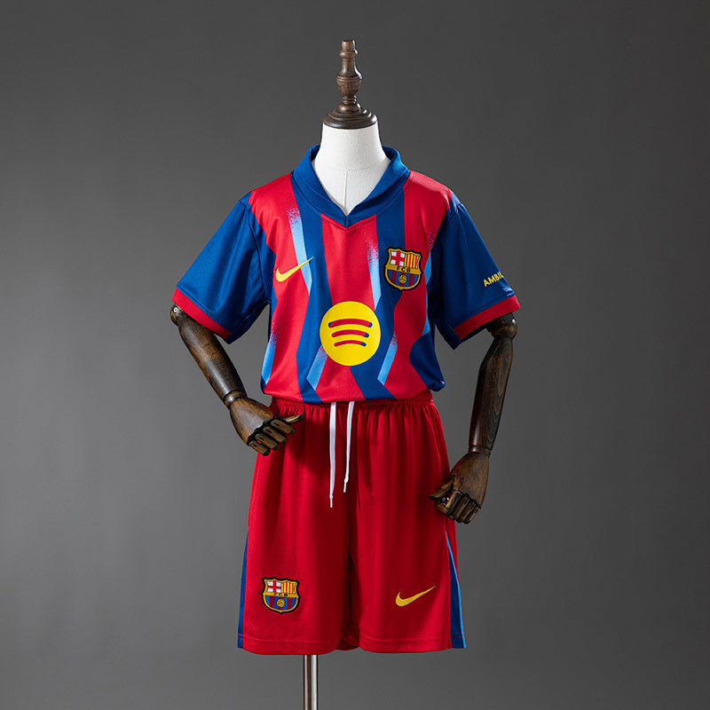 Barcelona 2025/26 Fourth Away Kids Kit Jersey