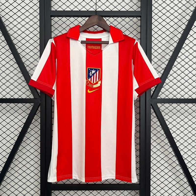 Retro Atletico Madrid 2003/04 Centenary Home Stadium Jersey Fan Version