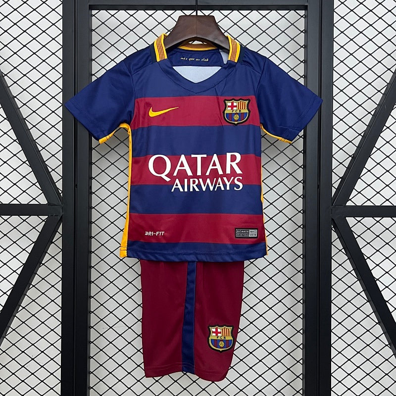 Kids Barcelona 2015/16 Home Jersey Kit