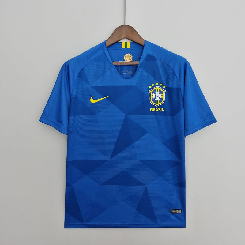 2018 Brazil Away Jersey Fan Version