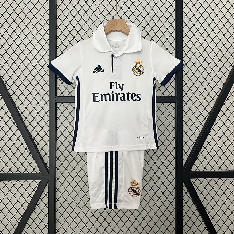 Kids Real Madrid 2016/17 Home Jersey