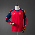 Spain 2026 Home Long-Sleeve Jersey Fan Version