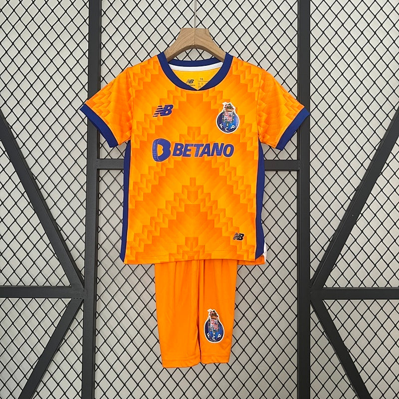 2024/25 Kids Porto Away Jersey Kit Fan Version