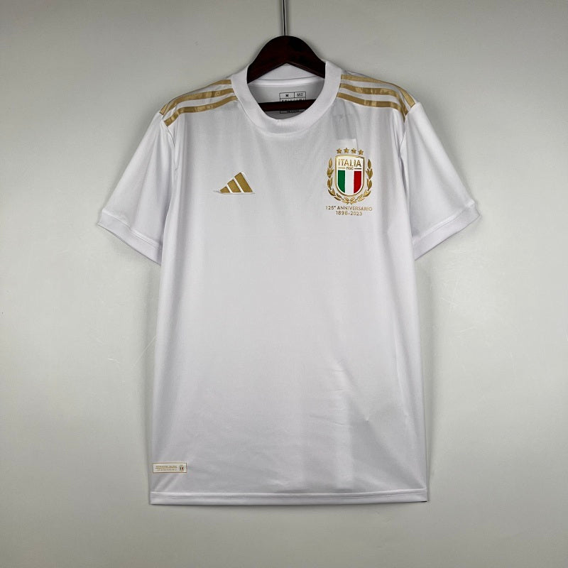 2023 Italy 125th Anniversary White Jersey Fan Version