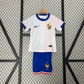 2024 Kids France away Jersey Kit Fan Version