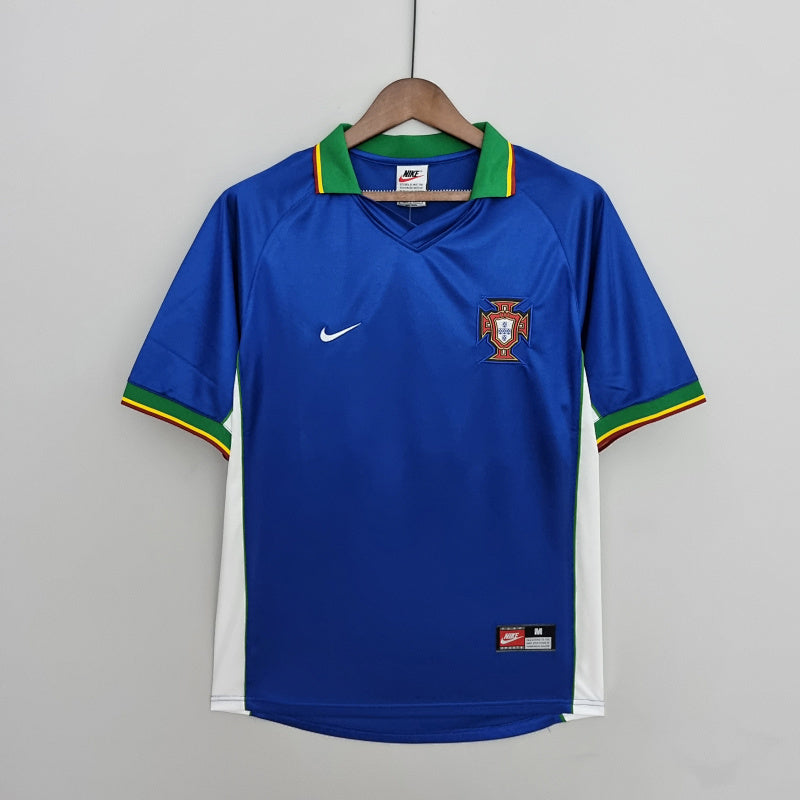 Retro 1998 Portugal Away Jersey Fan Version