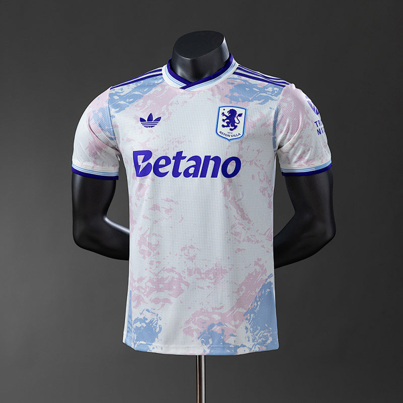 Aston Villa 2025/26 Player Version Away Jersey