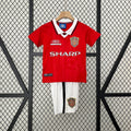 Kids Manchester United 1999/00 Home Jersey Kit Fan Version