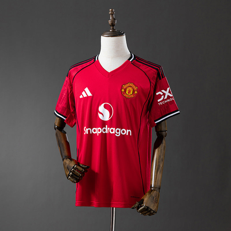 2025/26 Manchester United Home Jersey Fan Version