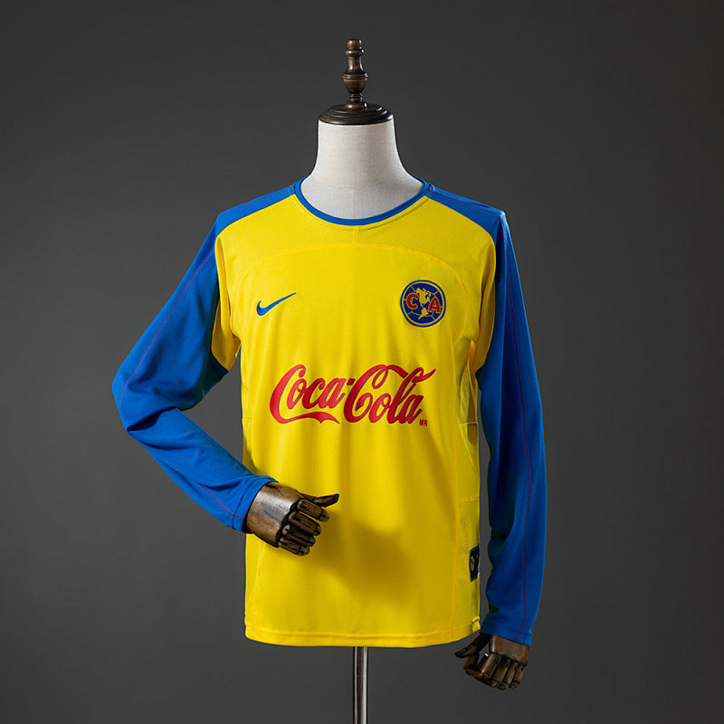 America 2003/04 Home Long-Sleeved Retro Jersey Fan Version