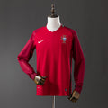 Retro Portugal 2016 Long Sleeve Home Jersey Fan Version