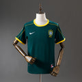 Retro Goalkeeper Brazil 1998 Dark Green Fan Version