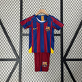 Kids Barcelona 2005/06 Home Jersey Kit