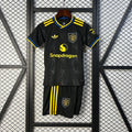 2025/26 Kids Manchester United Third Away Jersey Kit Fan Version