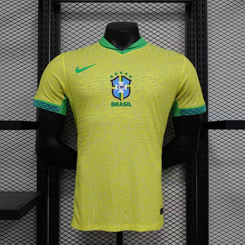 2022 Brazil Home Jersey Player Version