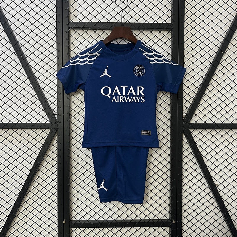 2024/25 Kids PSG Fourth Away Jersey Kit Fan Version