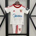 2025/26 Kids Sevilla Away Kit Jersey Fan Version