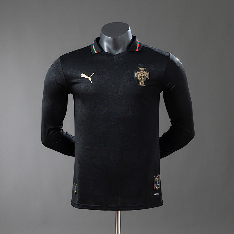 Portugal 2026 Special Edition - Black Panther Long-Sleeve Player Version Jersey