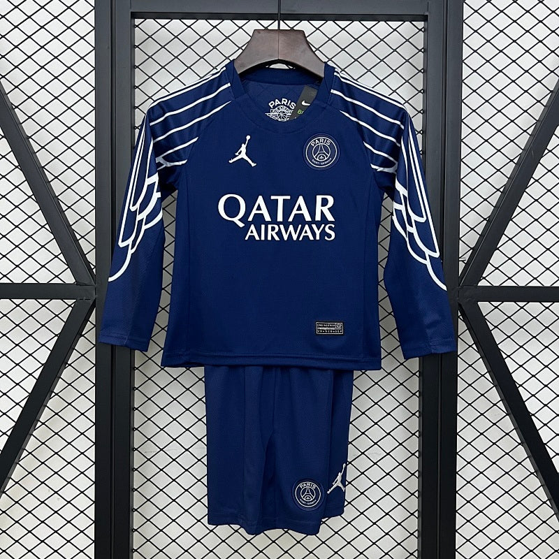 2024/25 Kids PSG 4th Away Jersey Kit Fan Version