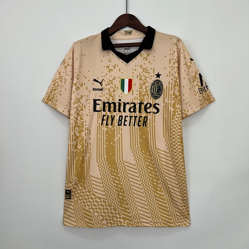 2023/24 AC Milan Yellow Jersey Fan Version