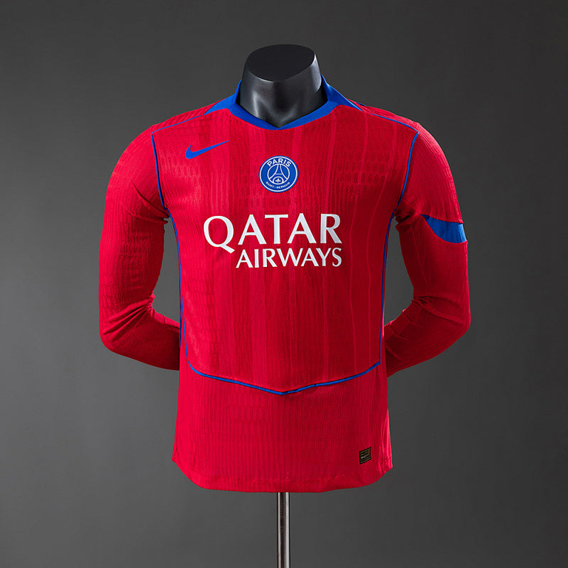 PSG 2025/26 Third Away Long-Sleeve Player Version Jersey