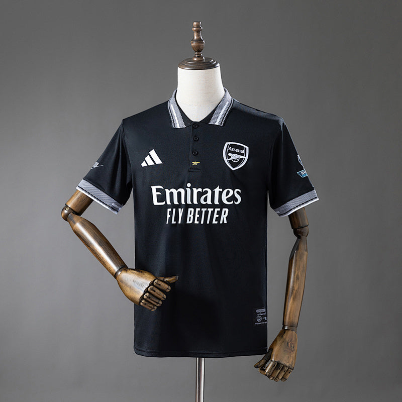 Arsenal 2025/26 Special Edition - Black Jersey Fan Version