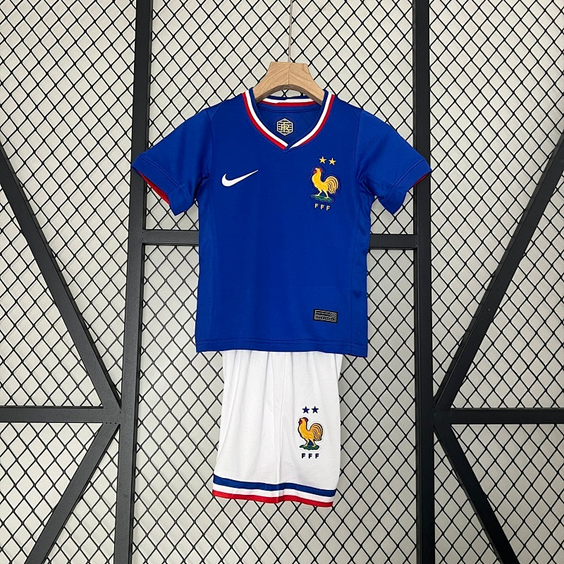 2024 Kids France Home  Jersey Kit Fan Version